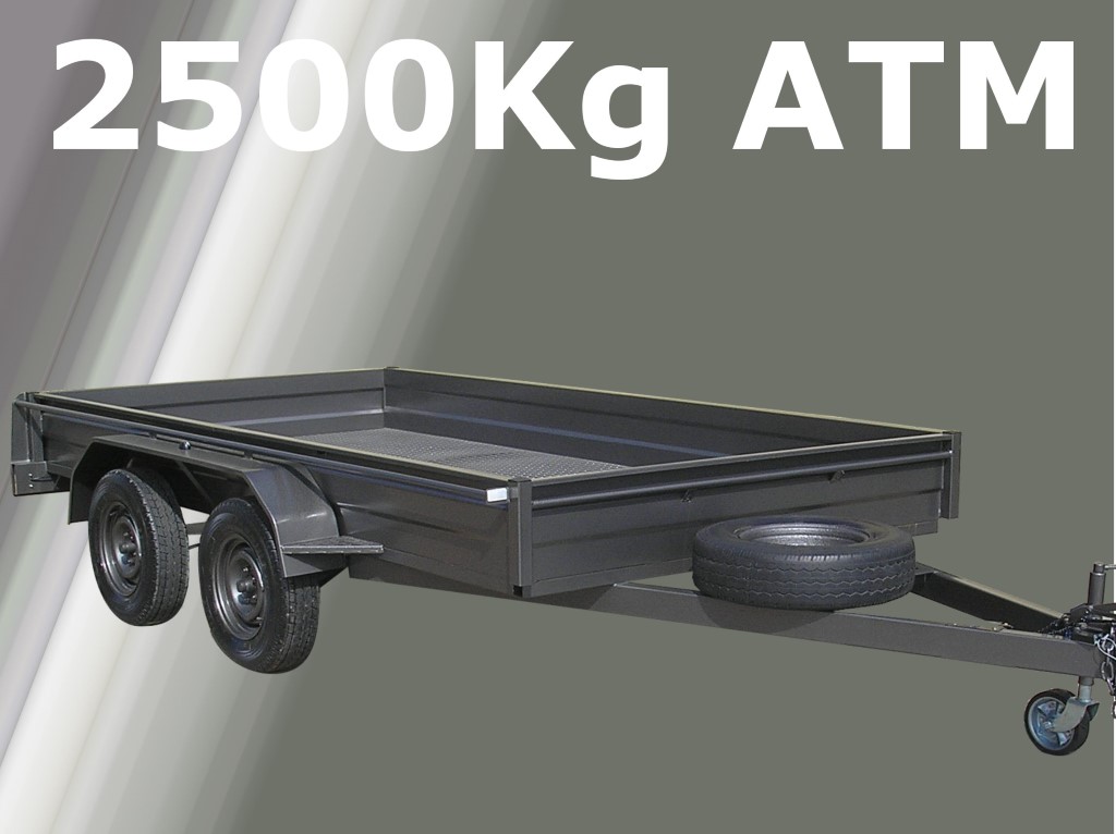 Standard 2.5T, Tandem Axle, Box Trailer