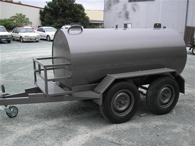 Standard 2200Lt Unbraked, Tandem Axle Tanker Trailer