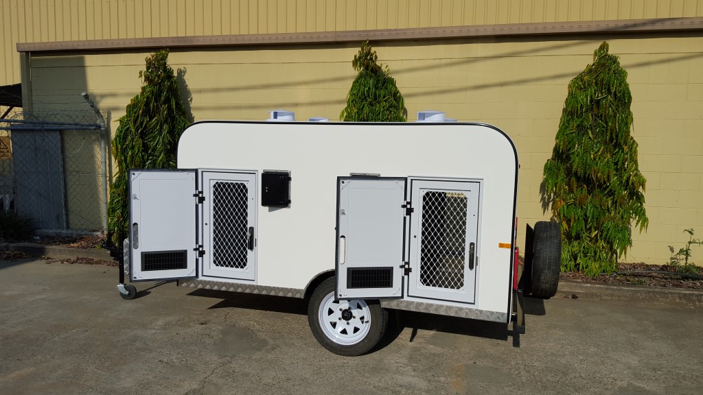 Four Berth Fibreglass Dog Trailer 4