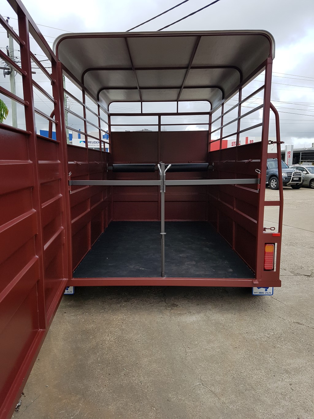 Divider System in Custom Stock Trailer